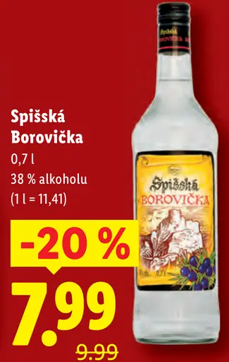 Spišská Borovička destilát