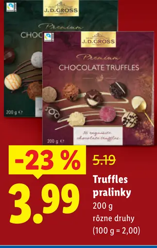 Truffles pralinky