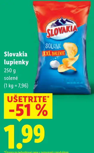 Slovakia solené lupienky