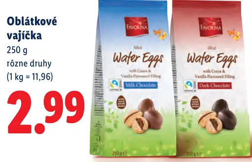 Favorina Oblátkové vajíčka