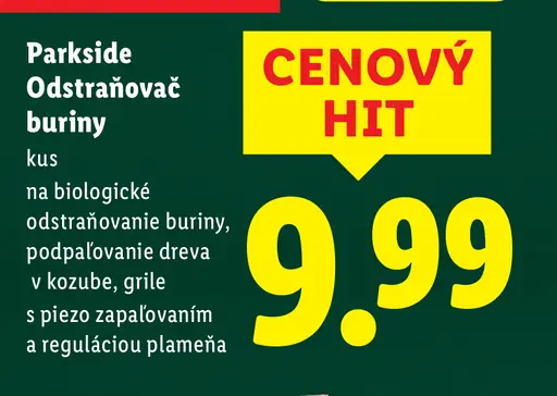 Parkside odstraňovač buriny