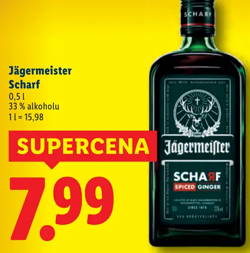 Jägermeister Scharf bylinný likér