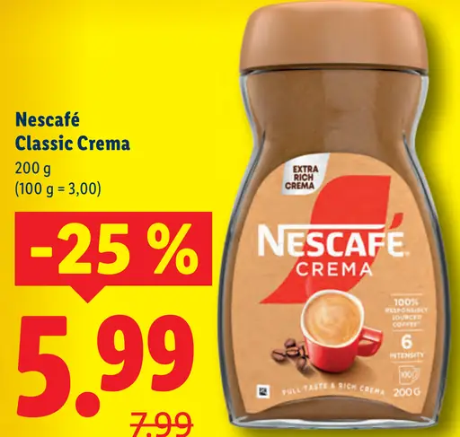 Nescafé Crema instantná káva