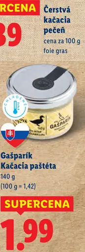 Gašparík kačacia paštéta z kačacích jatier