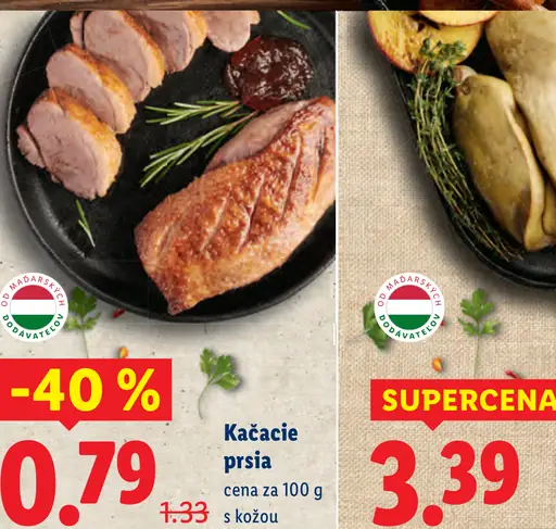 Kačacie prsia XXL s kožou