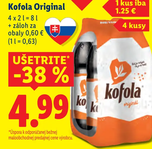 Kofola originál nealkoholický nápoj