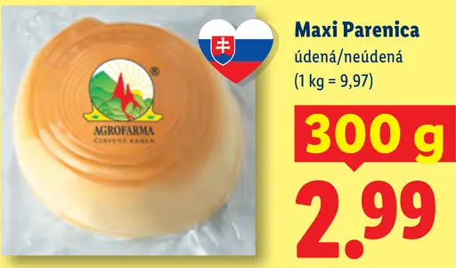 Agrofarma Maxi Parenica údená/neúdená