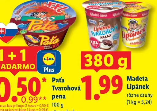 Tvarohová pena Paťa