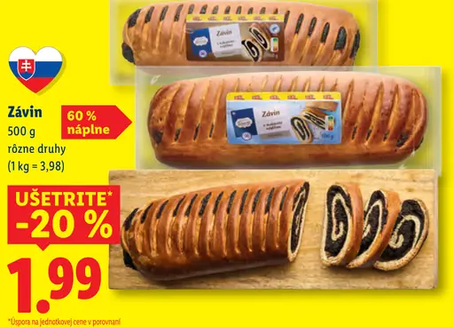 Závitkové sladké pečivo s náplňou