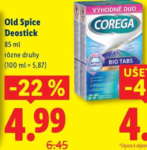 Old Spice gélový deodorant stick rôzne druhy
