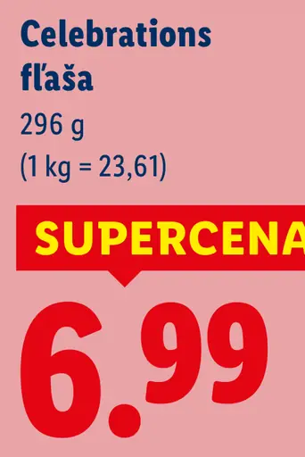 Celebrations fľaša mix čokoládových miničokolád