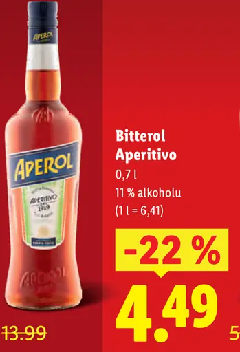 Aperol aperitív