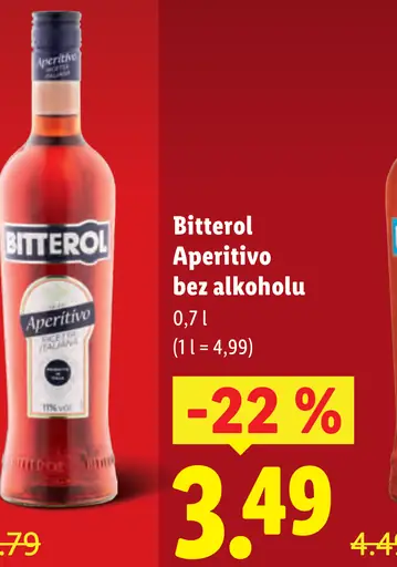 Bitterol Aperitivo bez alkoholu