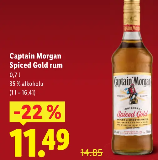 Captain Morgan Spiced Gold rum