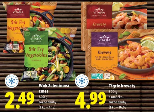 Vitasia Wok zeleninová zmes