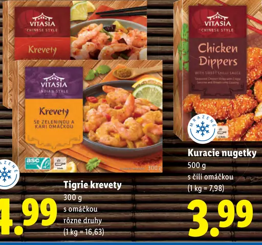 Vitasia Kuracie nuggety s čili omáčkou