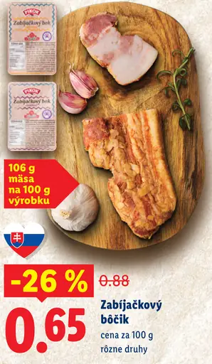 Zabíjačkový bôčik