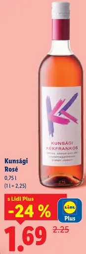 Kunsági Rosé víno