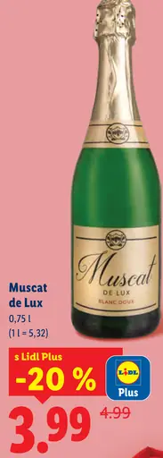 Muscat de Lux šumivé víno