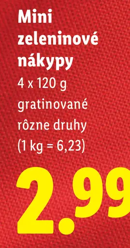 Duc De Coeur mini zeleninové nákypy gratinované