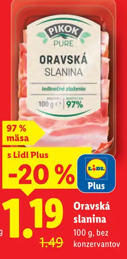 Pikok Pure Oravská slanina