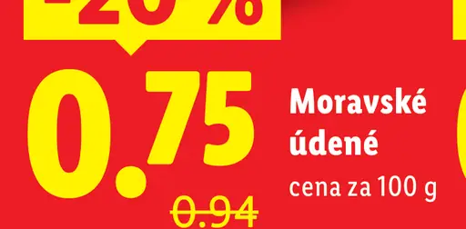 Moravské údené stehno