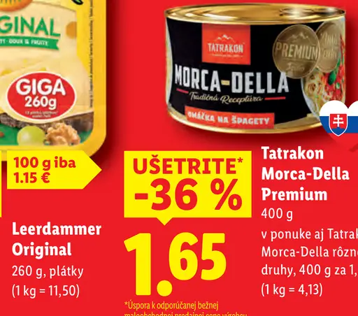 Tatrakon Morca-Della Premium mäsová zmes na špagety