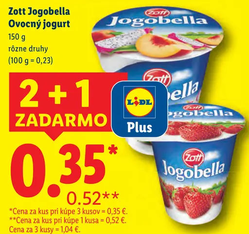 Zott Jogobella ovocný jogurt