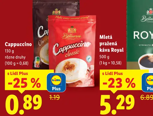 Bellarom Cappuccino instantný nápoj