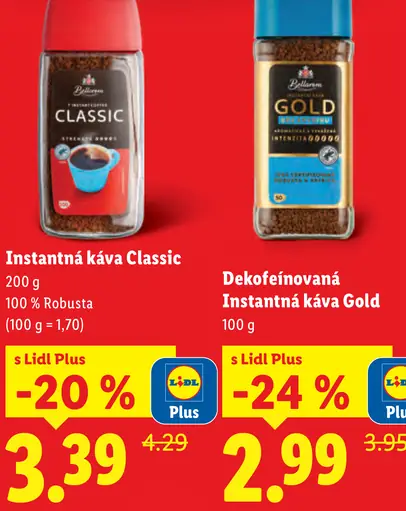 Bellarom Instantná káva Classic
