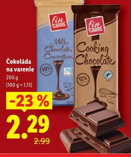 Fin Carre Čokoláda na varenie