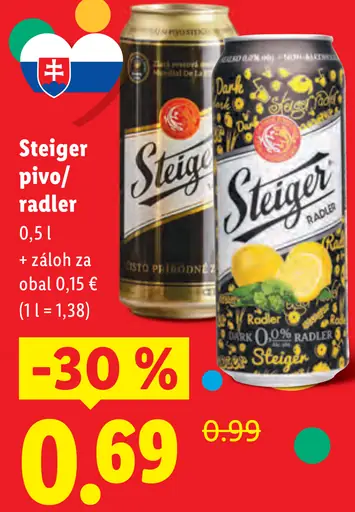 Steiger plechovka