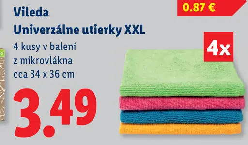 Vileda univerzálne utierky XXL
