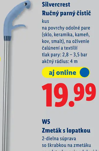 SilverCrest Ručný parný čistič