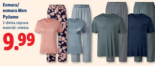 Esmara/Esmara Men pyžamo 2‑dielna súprava