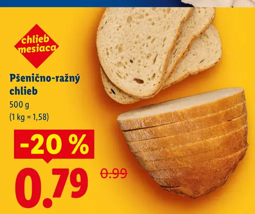 Pšenično-ražný chlieb