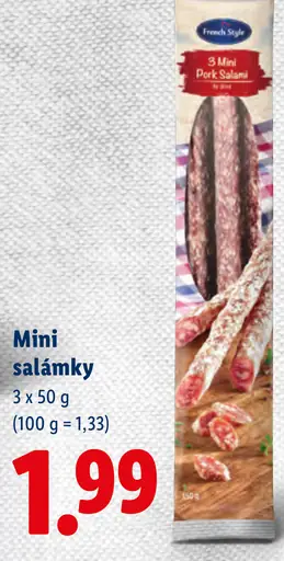 French Style mini salámky