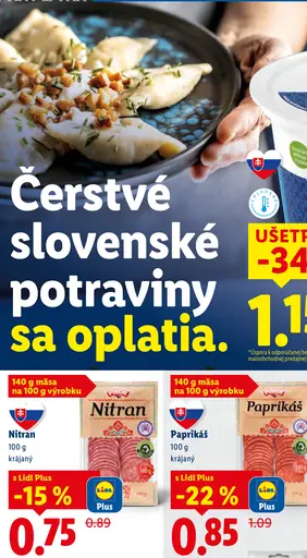 Pikok Nitran saláma krájaná