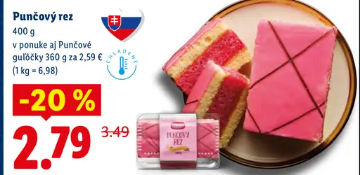 Puncový rez chladený