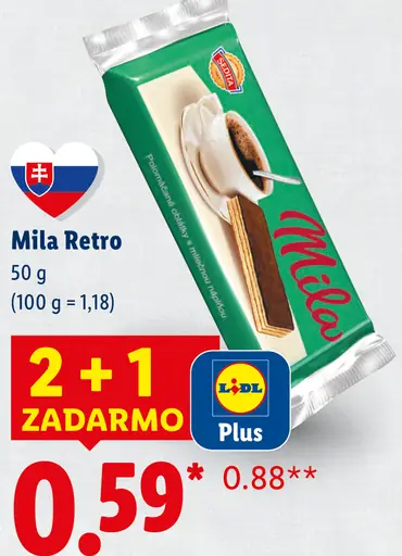 Mila Retro oblátka