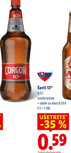 Corgoň svetlé pivo