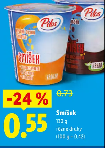 Pilos Smíšek mliečny dezert