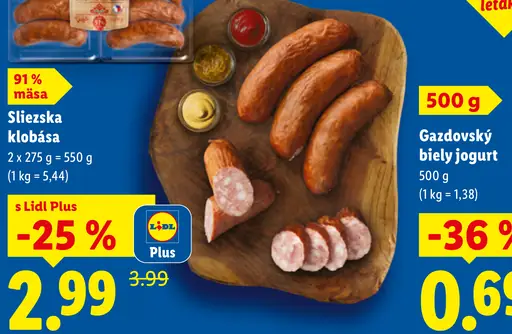 Kania Sliezska klobása