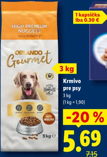 Orlando Gourmet krmivo pre psy