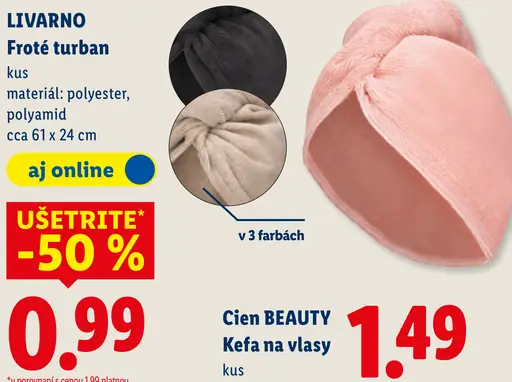 LIVARNO Froté turban