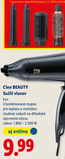 Cien Beauty Sušič vlasov