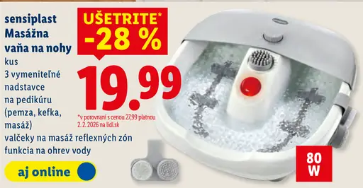 Sensiplast Masážna vaňa na nohy