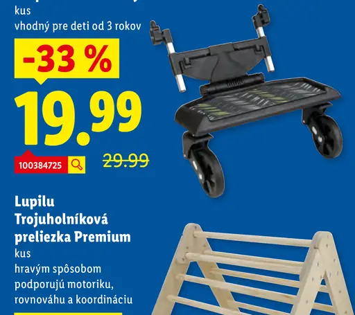 Lupilu Trojuholníková preliezka Premium
