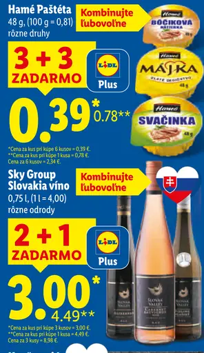 Hamé paštéta rôzne druhy