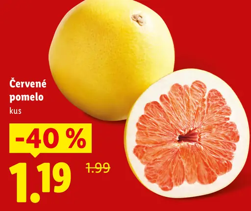 Pomelo červené